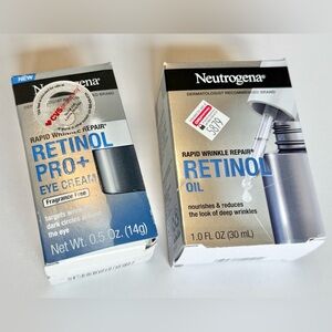 Neutrogena Rapid wrinkle repair retinol pro plus eye cream & oil fragrance free